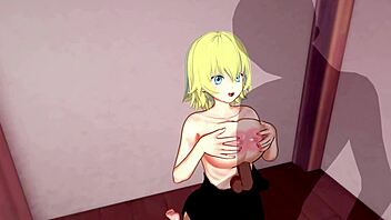 Jezdím na velkých prsech v 3d hentai sexu až k orgasmu