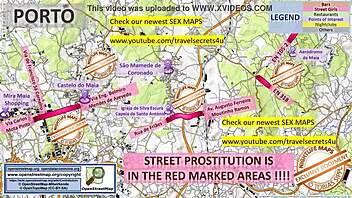porto portugal street map for massage parlours and brothels 😏