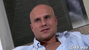 Guys compete in hardcore rimming contest with sucking and blowjobs.