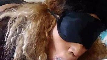 Meechie Handles Big Black Cock With Sloppy Deepthroat