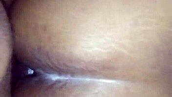 yo, creamed my dick before pounding her fat ebony ass hard!