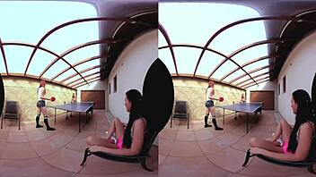 Three Amazing Redheads Engage in Hardcore Threesome. On the Desk with Licks and Blowjobs