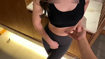 Gym Pickup Of Top Beauty With Perfect Body And Playful Nature