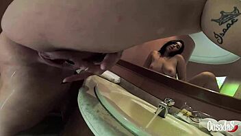 Following Sophia Wolf's big ass in bath feels exciting