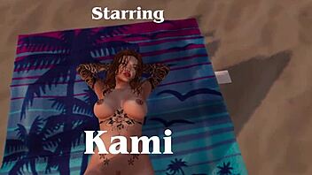 K and P Reality Orgasm Beach Lesbian