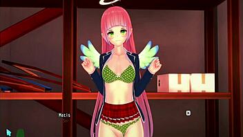 pink hair girl loses virginity in 3d?