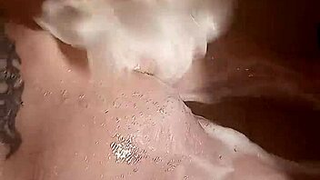 roxanne and xander enjoy shower time together