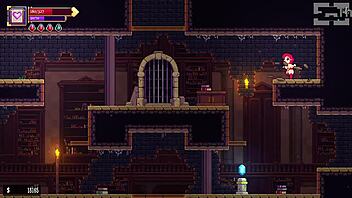 【スカーレット・メイデンの実況プレイ パート2】横スクロのローグライク2階層ボスまで攻略開始！