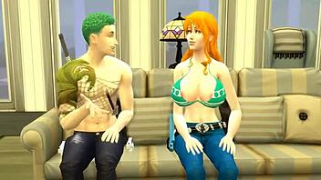 Nico Robin gets fucked hard by Luffy 😘 big tits