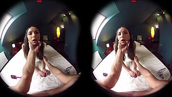 Virtualporndesire, is this petite teen ready for morning toys in her pussy?