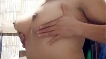 Stepmother seduces with video of natural tits and vagina