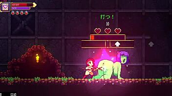 【スカーレット・メイデンの実況プレイ パート2】横スクロのローグライク2階層ボスまで攻略開始！