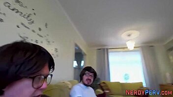 Busty Babe Tricked To Suck Cock First Time