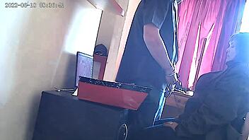 Office sex sucking the bosses cock in outdoor creampie 😈