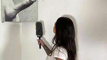 that magnificent tattooed milf is getting her beautiful mouth filled with cum by porndude in the casting