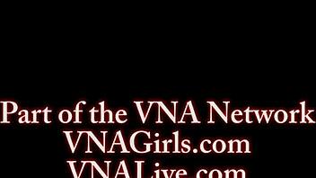 Christiana Cinn and Makayla Cox rub and lick each other's pussies to orgasm on the sofa.