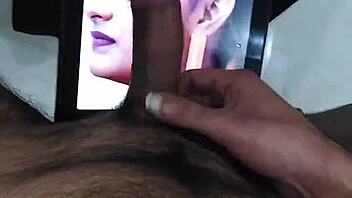 Keerthy Suresh's face covered in massive cum tribute