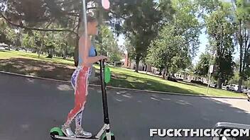 Kenzie Madison's big tits and tight ass in a wild ride