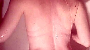 roxanne and xander enjoy shower time together