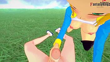 i rescued zelda and fucked her pov in breath of the wild 😏