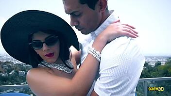 Valentina Nappi, wanna play rich bitch? Screwbox brings big interracial action with huge assets.