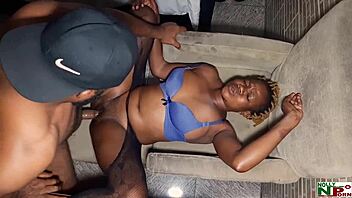 Enjoying the company of a renowned African porn star