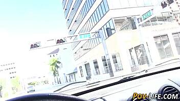 Sucking pov teen spunks outdoors