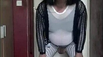 Sissy crossdress back, swallowing his own piss like you love?
