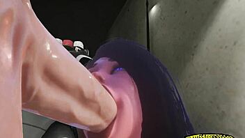 watch this anime blowjob creampie