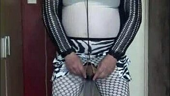 Sissy crossdress back, swallowing his own piss like you love?