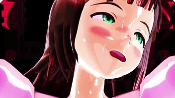 Feel the intense emotions in this 3d anime hentai with Kasuga in a passionate scene