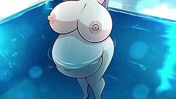 Camilla animation feels oral pleasure in hentai