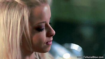 Erotic lover receives a passionate blowjob from his mature milf