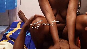 Emotional moment with my woman during sex