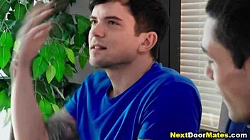 Gay pornstar barebacks straight guy 😏