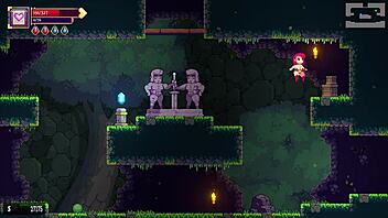 【スカーレット・メイデンの実況プレイ パート2】横スクロのローグライク2階層ボスまで攻略開始！