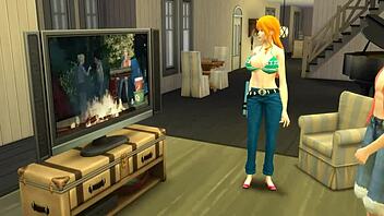 Nico Robin gets fucked hard by Luffy 😘 big tits