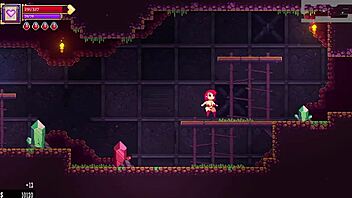 【スカーレット・メイデンの実況プレイ パート2】横スクロのローグライク2階層ボスまで攻略開始！