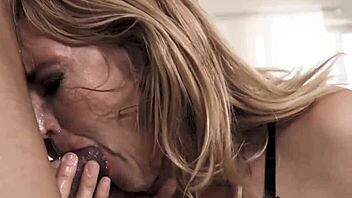 Blonde Milf Mona Wales Feels Every Deepthroat Inch