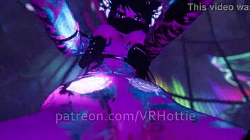 pov public rave strip lap dance with grinding and shaved pussy