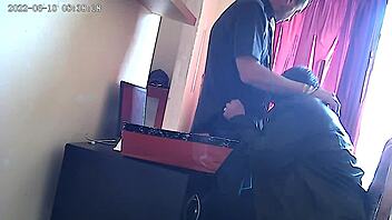 Office sex sucking the bosses cock in outdoor creampie 😈