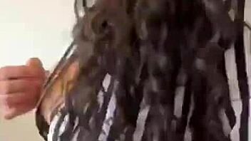 Young Spanish Babe Shows Natural Tits