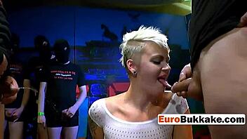 Ever Seen a Short-Haired Babe Handle Multiple Shooters in Wild Orgy? Crazy Hot Scene!