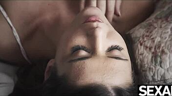 lesbian beauty dreams of gorgeous girlfriend eating pussy passionately