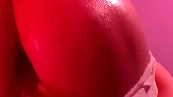 i'm that rubia tranny getting excited in lingerie and fucking my ass with a dildo