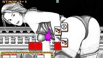 dragon world retro arcade with asian erotic hentai monster