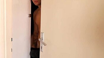 Spying on stepsister leads to creampie