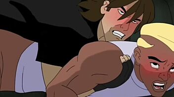 In X-Men Evolution, Spike fulfills his dream of being fucked by multiple straight guys in this gay hentai
