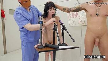 nasty kitten brought to asshole asylum for uninhibited anal therapy