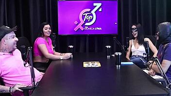 teen finds small dick guy in cabin, weird cuckold moment in sheer lingerie